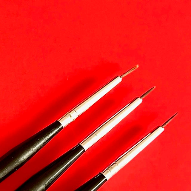 jenvierjacubs Cutie Aqua Liner Brush Set (Black)