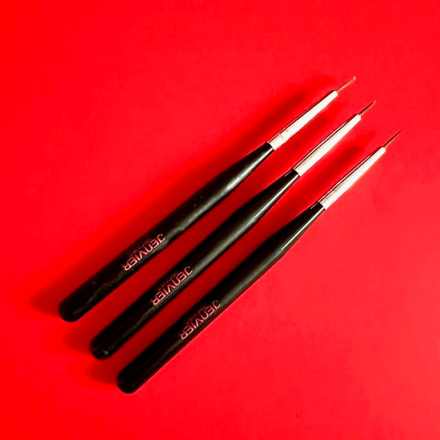 jenvierjacubs Cutie Aqua Liner Brush Set (Black)